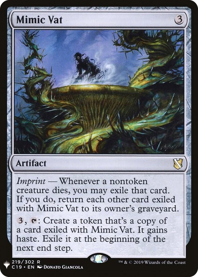 Mimic Vat #219 R - The List Reprints Pokemon card