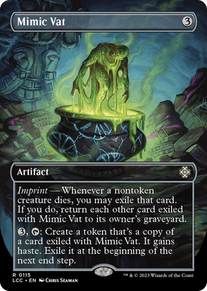 0115 Mimic Vat (Borderless) R Commander: The Lost Caverns of Ixalan