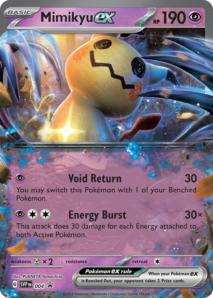 0004 Mimikyu ex - 004 Promo Scarlet & Violet Promo Cards