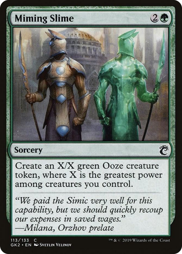 0113 Miming Slime C Ravnica Allegiance: Guild Kits