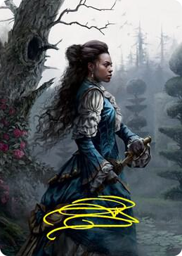 0070 Mina Harker Art Card (Gold-Stamped Signature) S Art Series: Innistrad: Crimson Vow