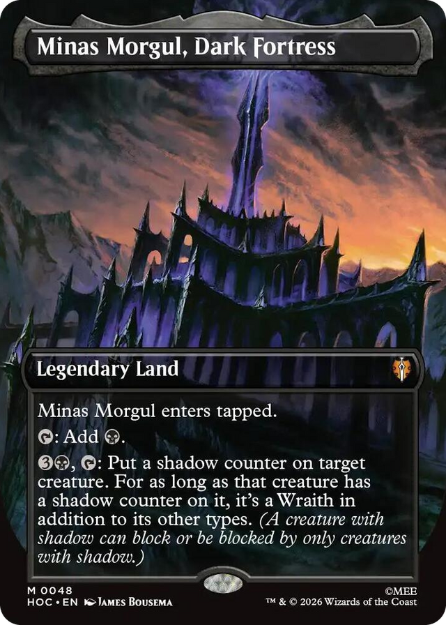 0048 Minas Morgul, Dark Fortress (Borderless) M The Hobbit: Eternal-Legal