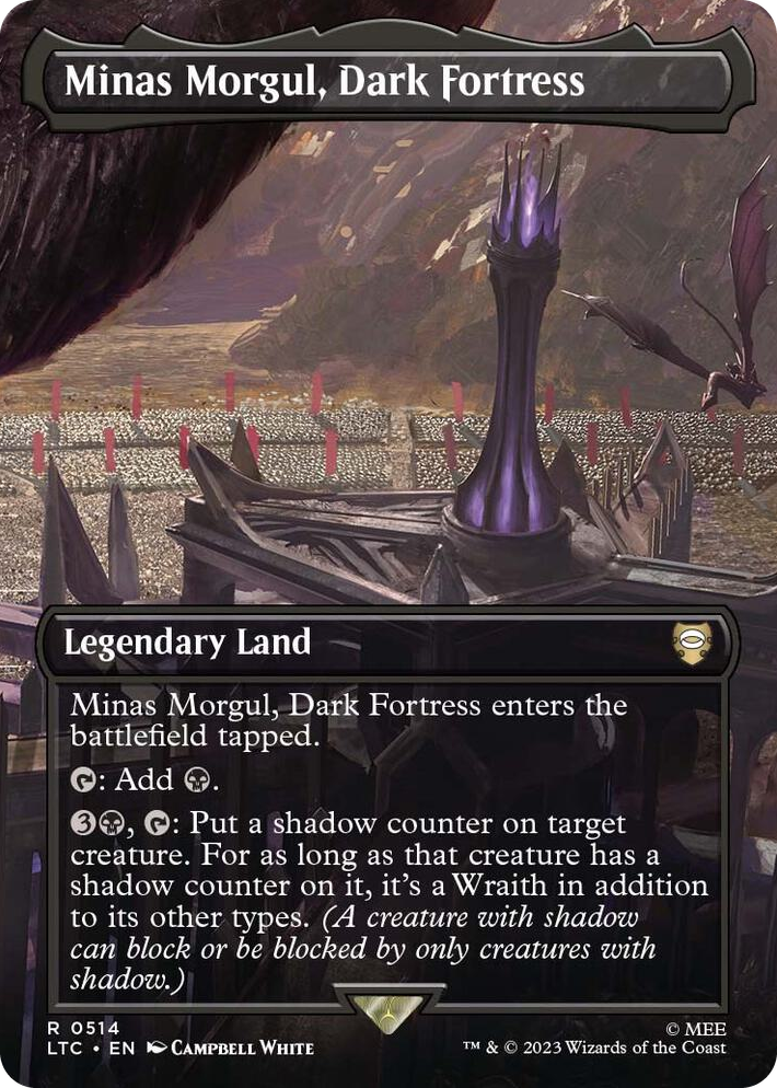 0514 Minas Morgul, Dark Fortress (Borderless) R Commander: The Lord of the Rings: Tales of Middle-earth