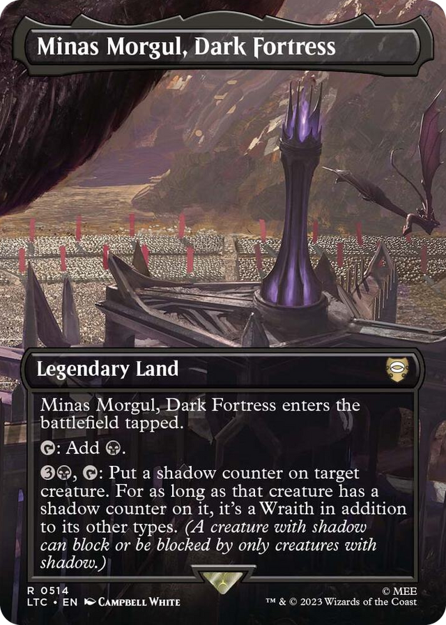 0514 Minas Morgul, Dark Fortress (Borderless) R Commander: The Lord of the Rings: Tales of Middle-earth