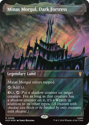0088 Minas Morgul, Dark Fortress (Borderless) (Surge Foil) M The Hobbit: Eternal-Legal