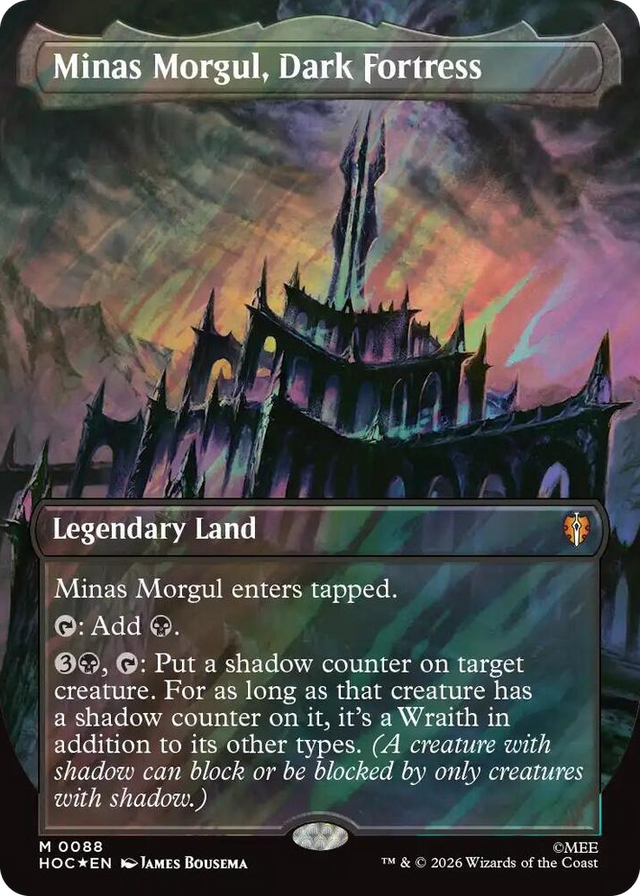 0088 Minas Morgul, Dark Fortress (Borderless) (Surge Foil) M The Hobbit: Eternal-Legal