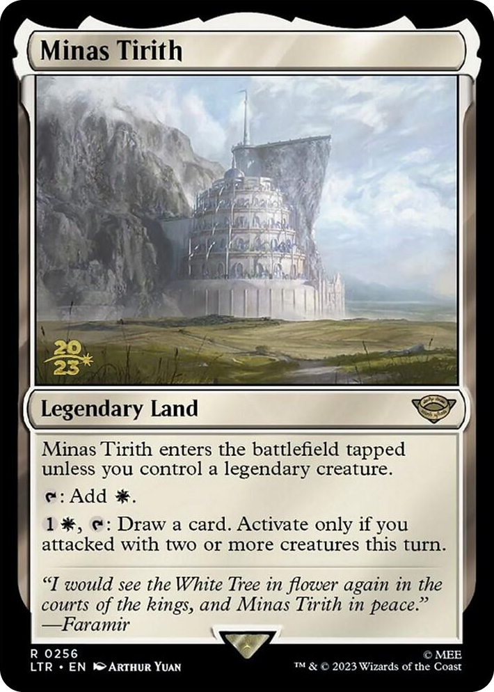 0256 Minas Tirith R Prerelease Cards