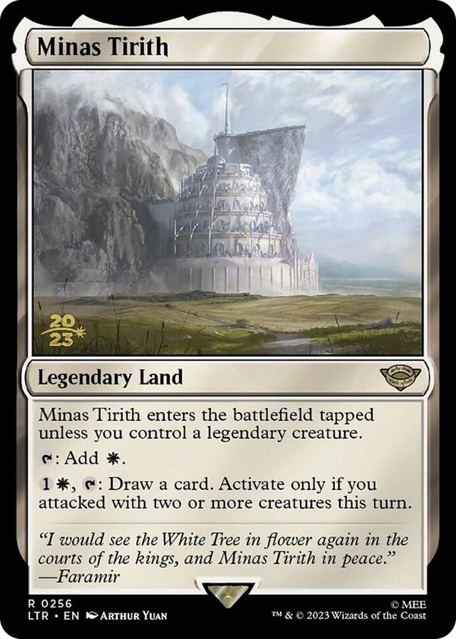 0256 Minas Tirith R Prerelease Cards