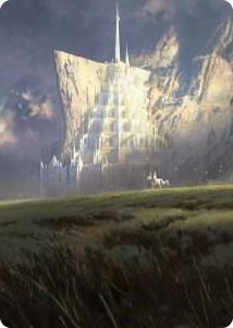 0055 Minas Tirith Art Card S Art Series: Universes Beyond: The Lord of the Rings: Tales of Middle-earth