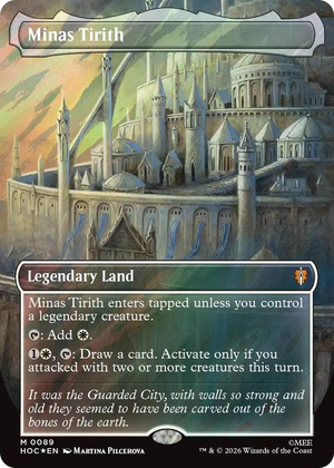 0089 Minas Tirith (Borderless) (Surge Foil) M The Hobbit: Eternal-Legal