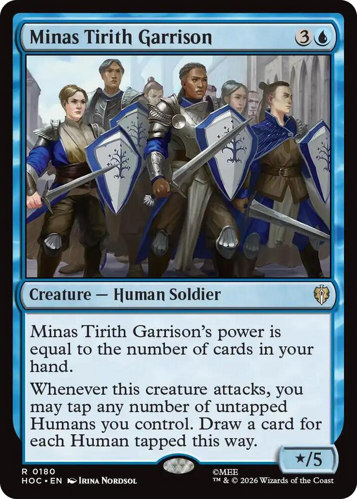 Minas Tirith Garrison #180 R - The Hobbit: Eternal-Legal Pokemon card