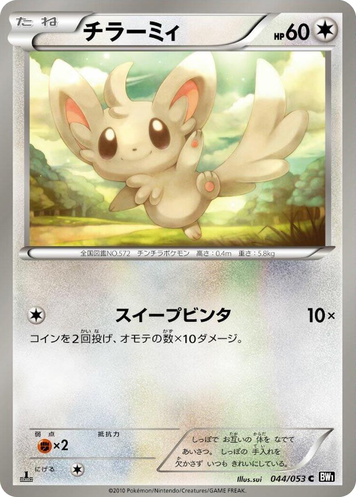 0044 Minccino Common Black Collection