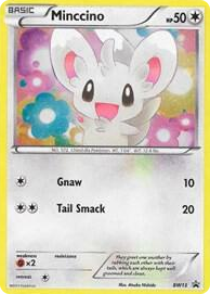 BW013 Minccino - BW13 (Cosmos Holo) Promo Black and White Promos