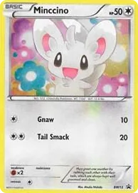 BW013 Minccino - BW13 (Cosmos Holo) Promo Black and White Promos
