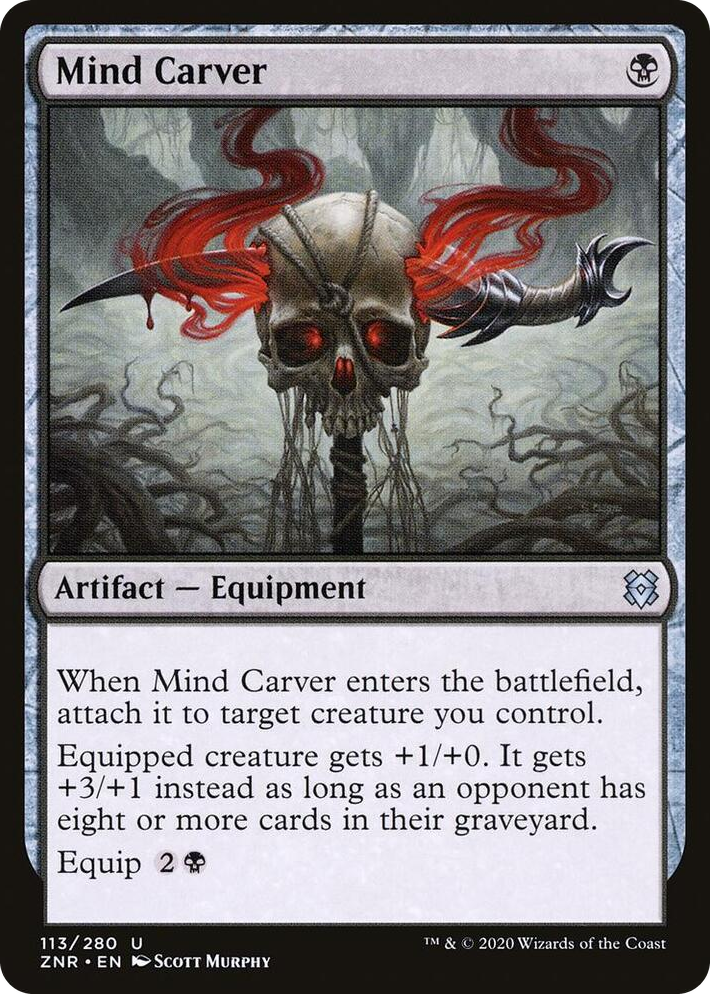 0113 Mind Carver U Zendikar Rising