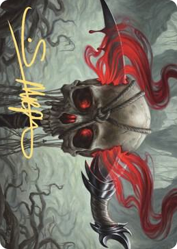 0057 Mind Carver Art Card (Gold-Stamped Signature) S Art Series: Zendikar Rising