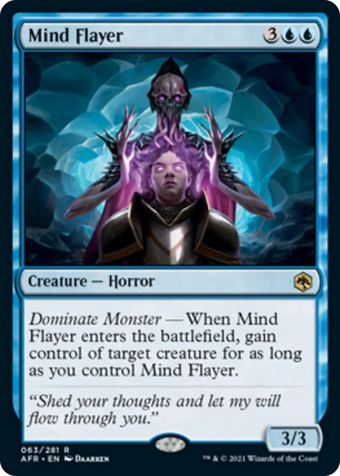 0063 Mind Flayer R Adventures in the Forgotten Realms