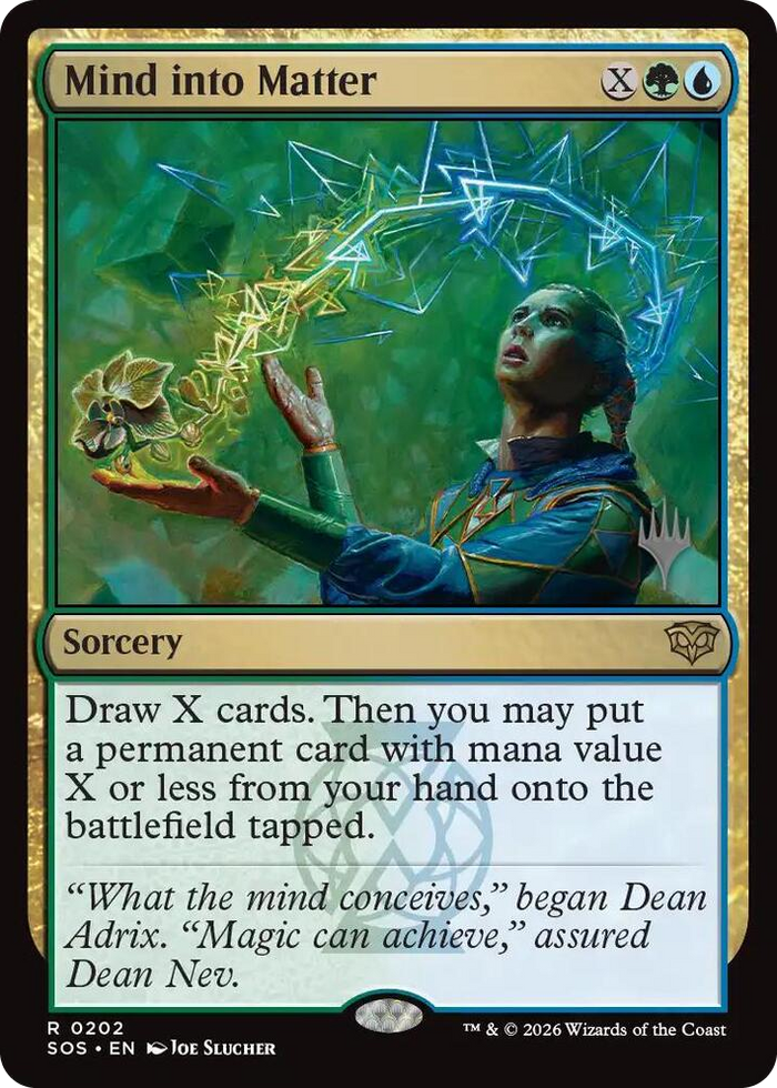 Mind into Matter #202 R - Promo Pack: Secrets of Strixhaven Pokemon card