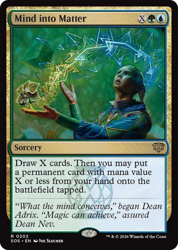 Mind into Matter #202 R - Secrets of Strixhaven Pokemon card