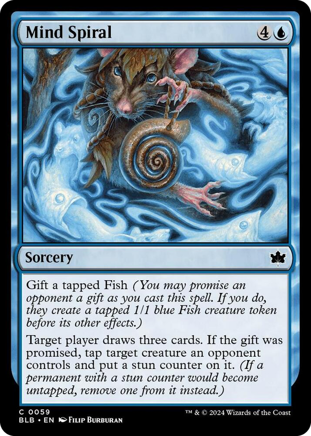 0059 Mind Spiral C Bloomburrow