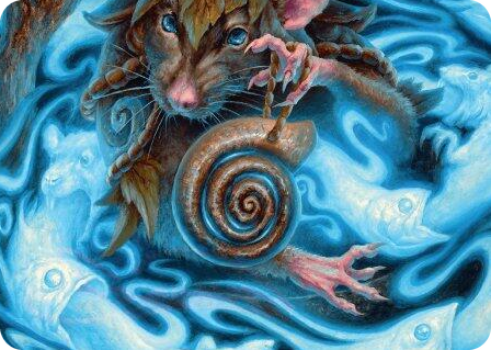 0008 Mind Spiral Art Card S Art Series: Bloomburrow