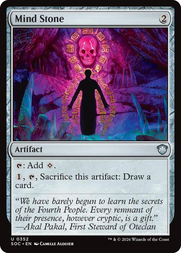 Mind Stone #352 U - Commander: Secrets of Strixhaven Pokemon card