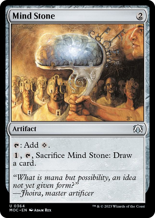 Mind Stone #364 U - Commander: March of the Machine Pokemon card