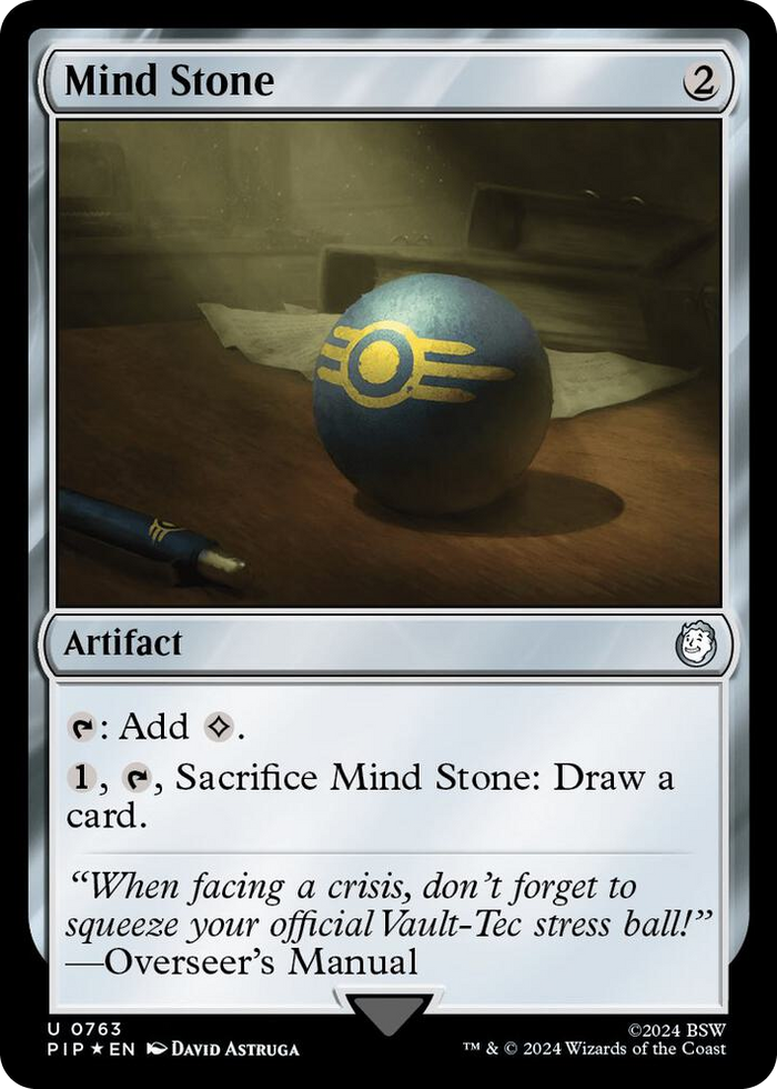 Mind Stone (Surge Foil) #763 U - Universes Beyond: Fallout Pokemon card