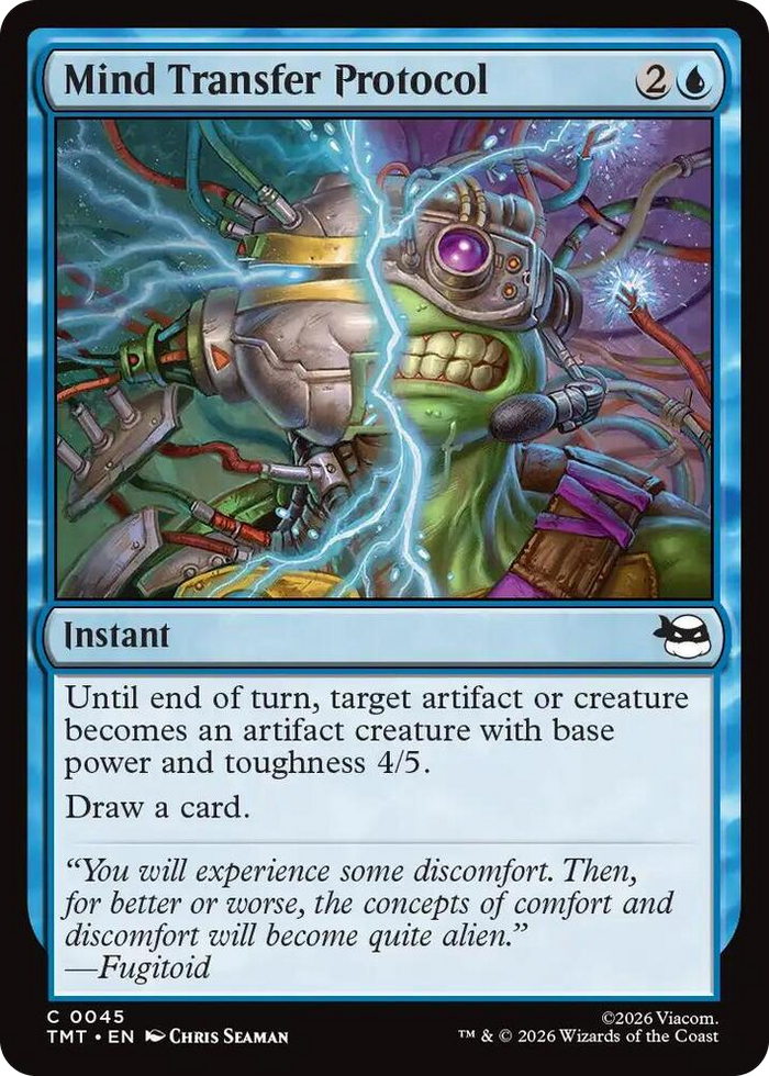 Mind Transfer Protocol #45 C - Teenage Mutant Ninja Turtles Pokemon card