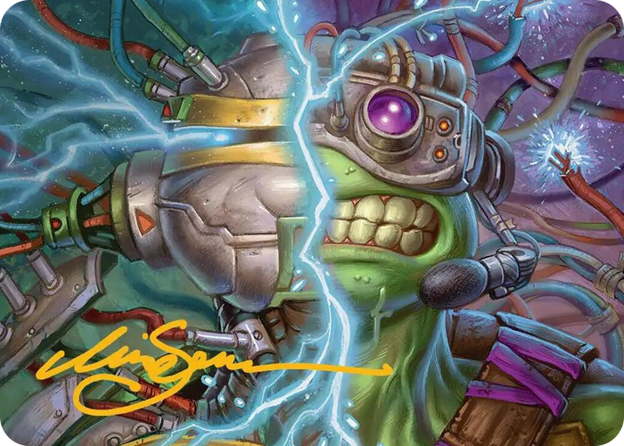 Mind Transfer Protocol Art Card (Gold-Stamped Signature) #5 S - Art Series: Teenage Mutant Ninja Turtles Pokemon card