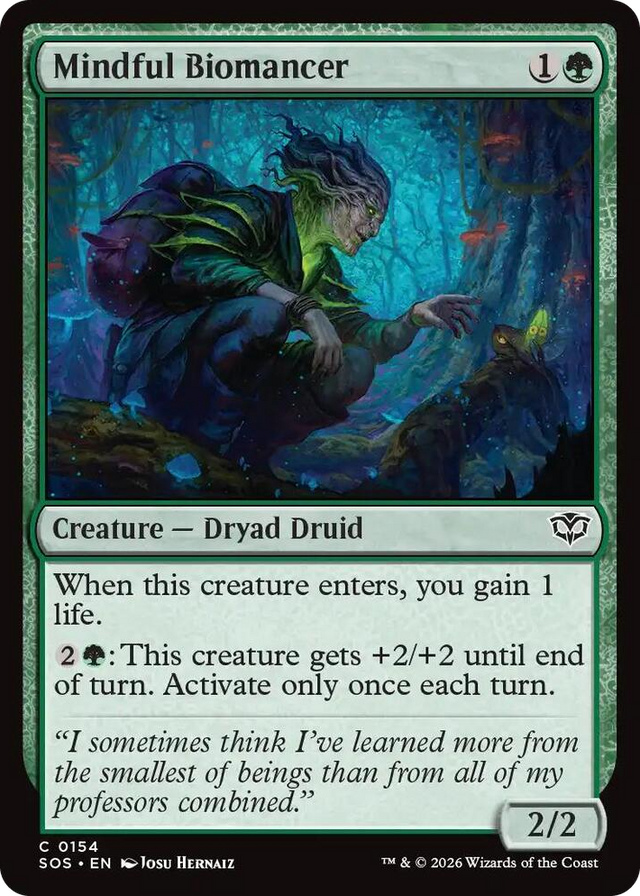 0154 Mindful Biomancer C Secrets of Strixhaven