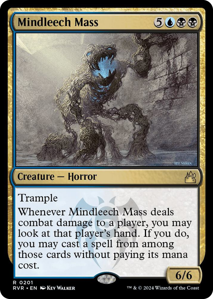 Mindleech Mass #201 R - Ravnica Remastered Pokemon card