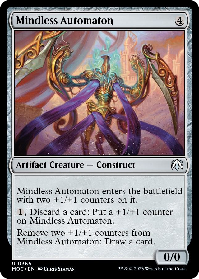 0365 Mindless Automaton U Commander: March of the Machine