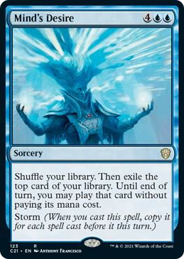 0123 Mind's Desire R Commander 2021