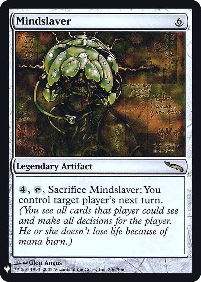 Mindslaver #206 R - The List Reprints Pokemon card