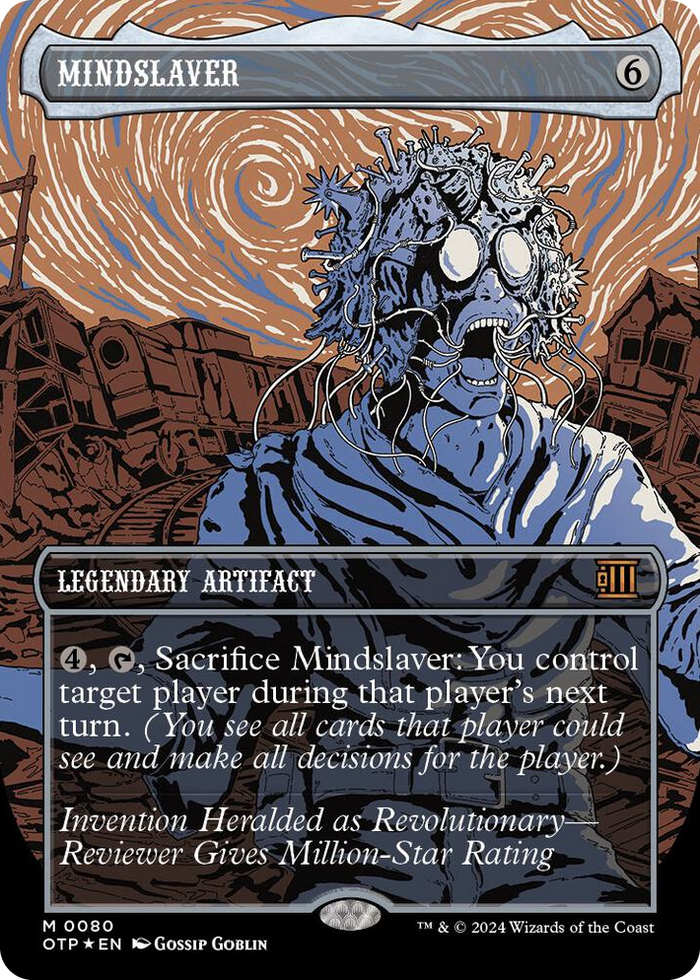 Mindslaver (Textured Foil) #80 M - Outlaws of Thunder Junction: Breaking News Pokemon card