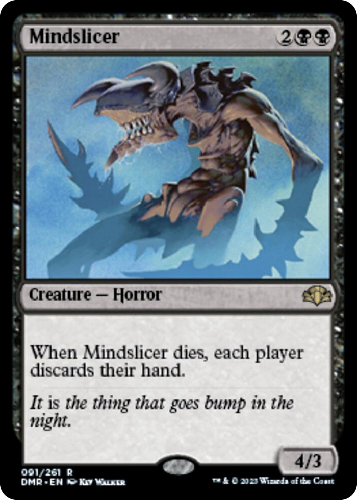 Mindslicer #91 R - Dominaria Remastered Pokemon card