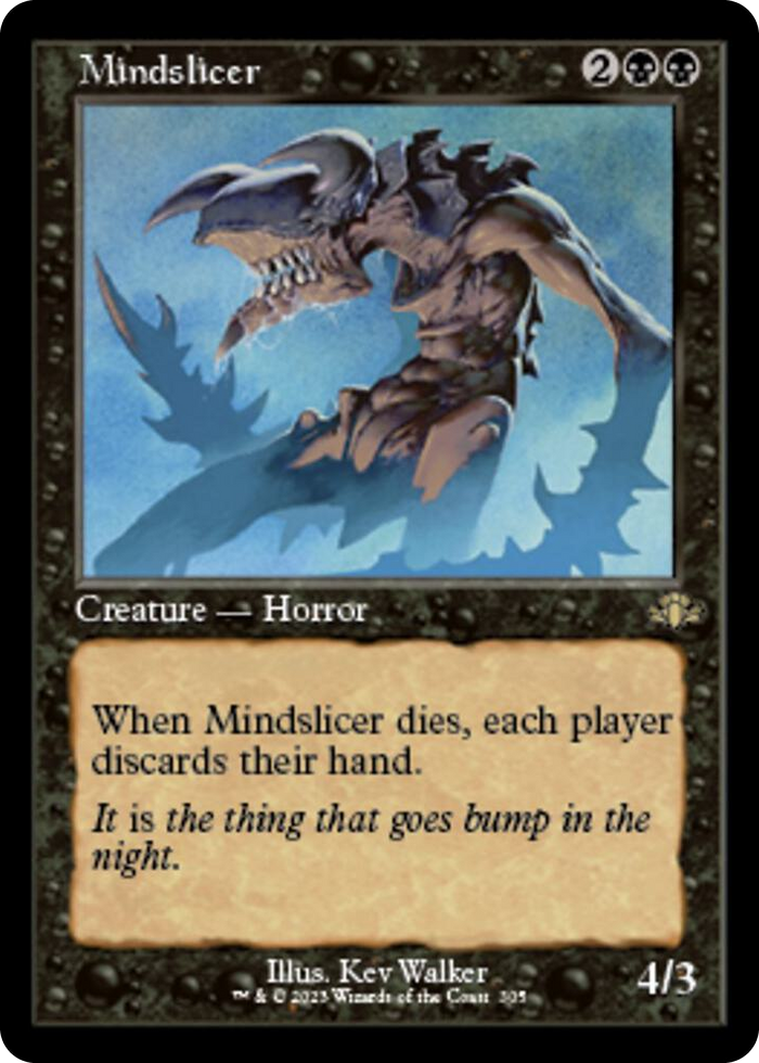Mindslicer (Retro Frame) #305 R - Dominaria Remastered Pokemon card