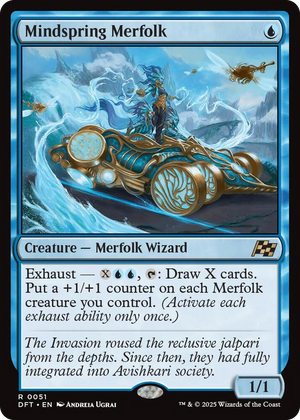 0051 Mindspring Merfolk R Aetherdrift