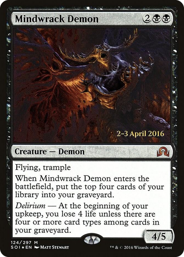 0124 Mindwrack Demon M Prerelease Cards