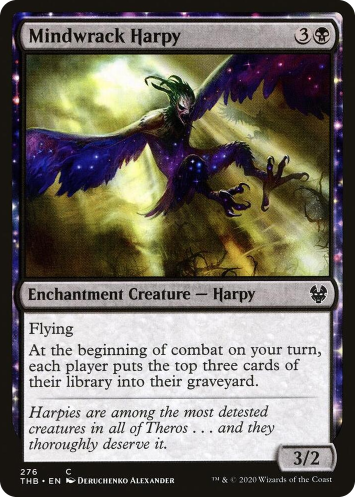 0276 Mindwrack Harpy C Theros Beyond Death