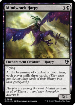 0869 Mindwrack Harpy C Commander Masters