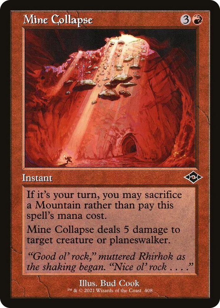 0408 Mine Collapse (Retro Frame) C Modern Horizons 2