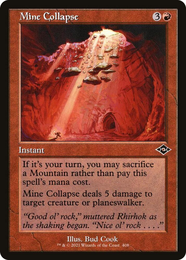 0408 Mine Collapse (Retro Frame) C Modern Horizons 2