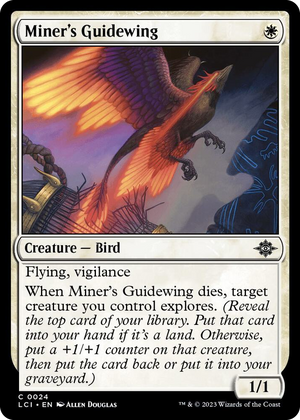 0024 Miner's Guidewing C The Lost Caverns of Ixalan