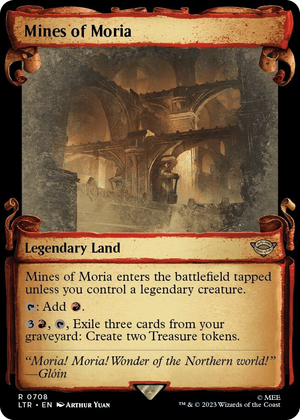 0708 Mines of Moria (Showcase Scrolls) R Universes Beyond: The Lord of the Rings: Tales of Middle-earth