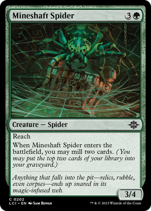 0202 Mineshaft Spider C The Lost Caverns of Ixalan