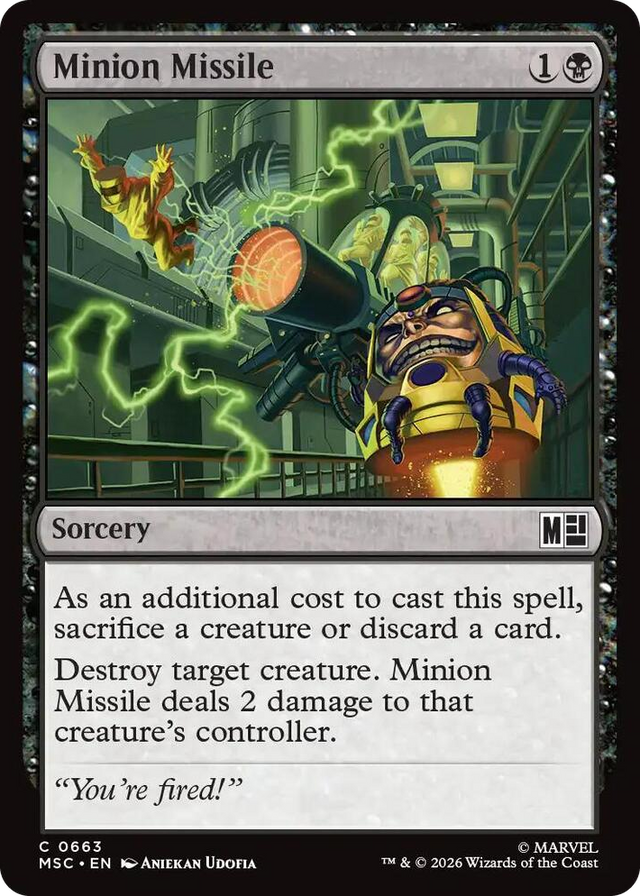0663 Minion Missile C Commander: Marvel Super Heroes