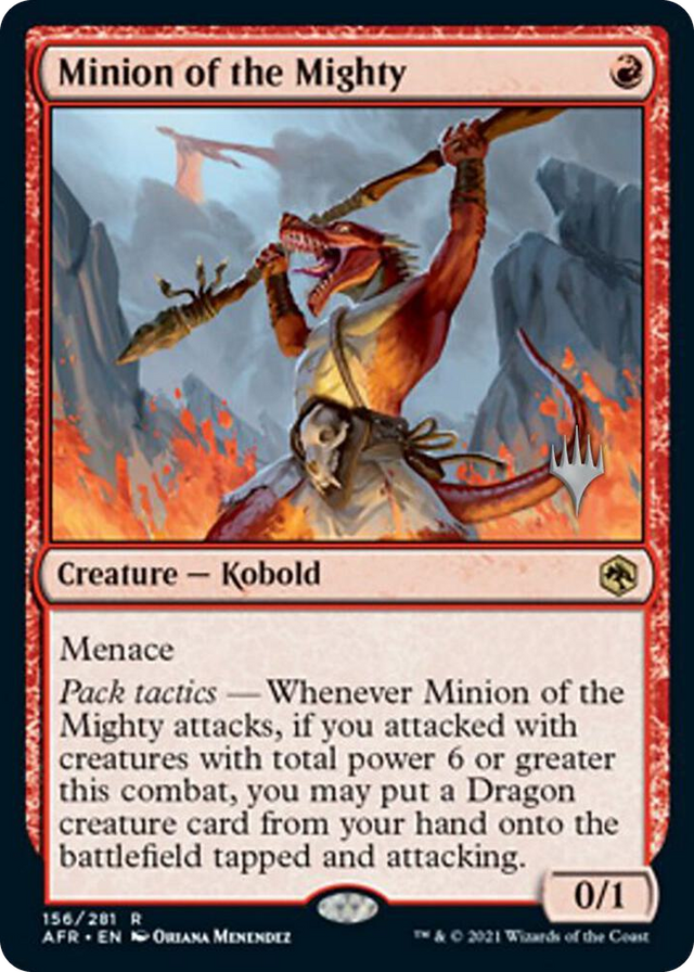 0156 Minion of the Mighty R Promo Pack: Adventures in the Forgotten Realms
