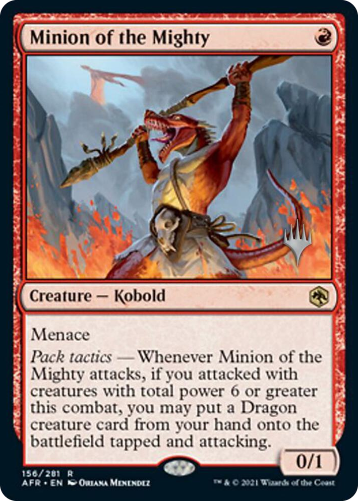0156 Minion of the Mighty R Promo Pack: Adventures in the Forgotten Realms